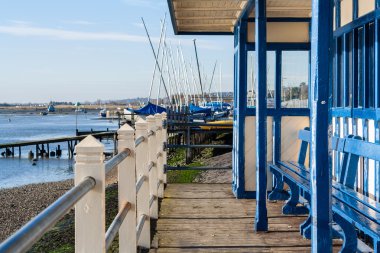 Leigh denizde essex İngiltere'de