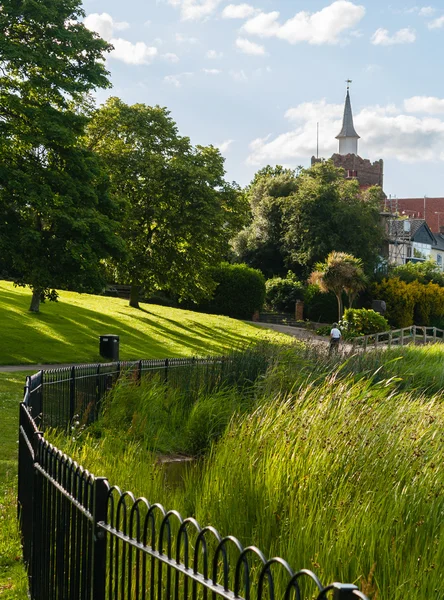 Englische stadt — Stockfoto