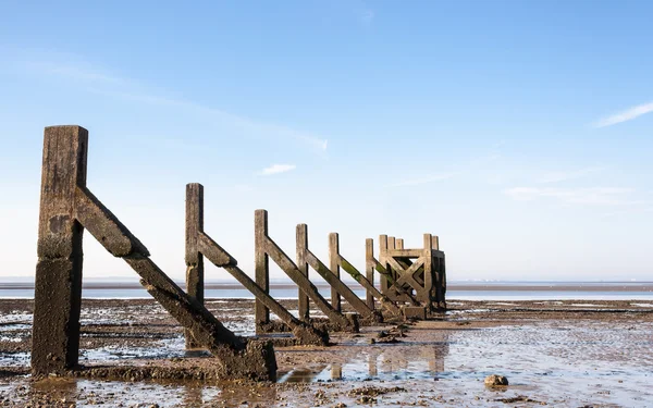 Southend essex uk gammal brygga — Stockfoto