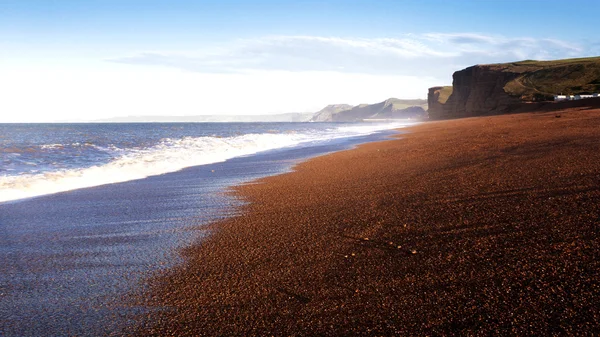 Dorest plaży uk bridport — Zdjęcie stockowe