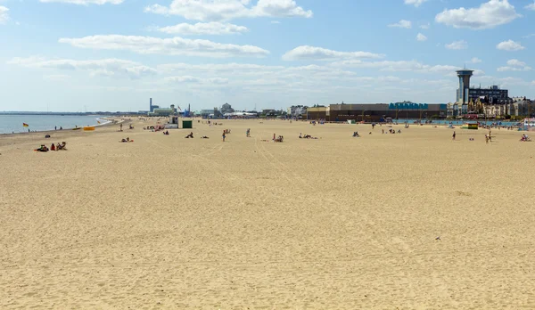 Great Yarmouth beach Uk Royaltyfria Stockfoton