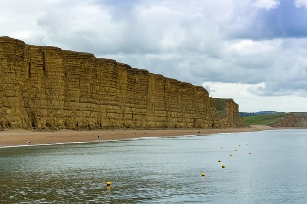 Береговая линия Dorset uk bridport uk burton bradstock — стоковое фото