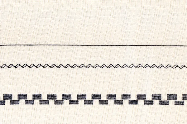 Полосатый тканевый фон с простым горизонтальным орнаментом — стоковое фото
