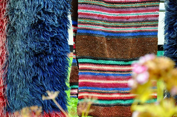 Woolen blankets — Stock Photo, Image