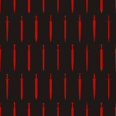 Projen için kadim kılıçlarla kusursuz desen