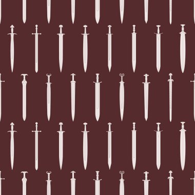 Projen için kadim kılıçlarla kusursuz desen