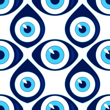 Projeniz için Nazar tılsımlı kusursuz desen