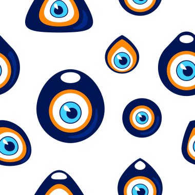 Projeniz için Nazar tılsımlı kusursuz desen