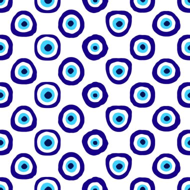 Projeniz için Nazar tılsımlı kusursuz desen