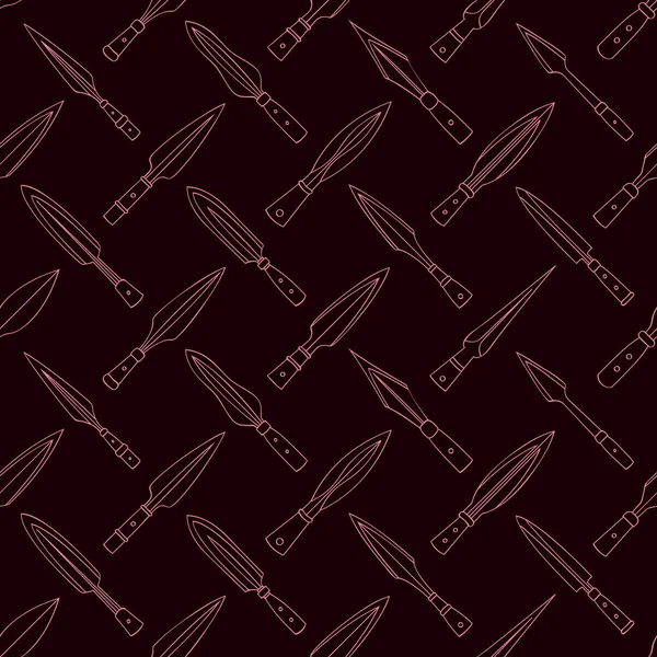 Projeniz için antik mızrak başlıklarına sahip kusursuz desen