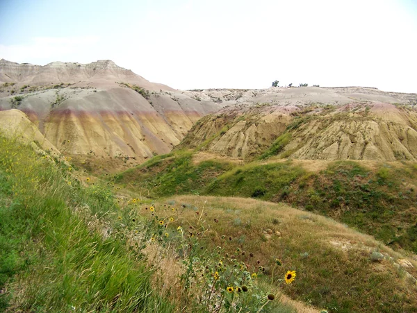 Landschap badlands — Stockfoto