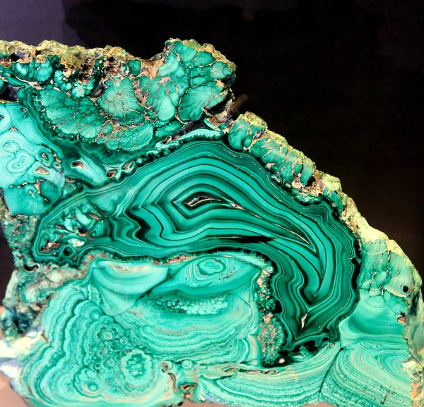 Malachite Cut — Stock Photo, Image