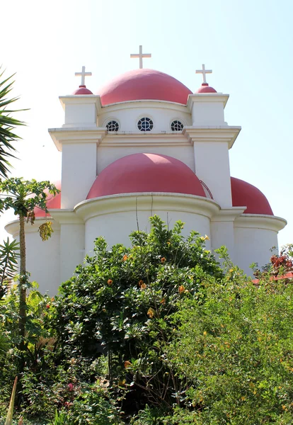 Igreja Ortodoxa Grega em Cafarnaum — Fotografia de Stock