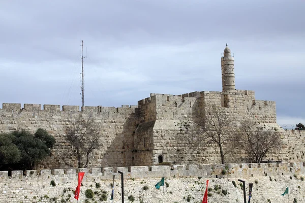 Torre David en Jerusalén — Foto de Stock