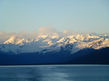 Sunrise in Alaska clipart