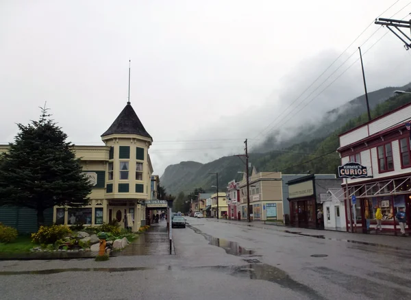 Skagway stadt in alaska — Stockfoto