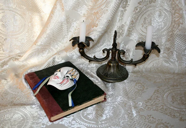 Still Life with the Mask — Stock Photo, Image