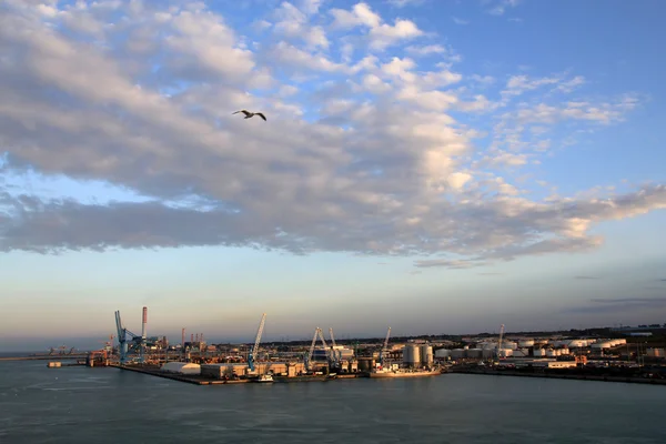 Puerto de Génova — Foto de Stock