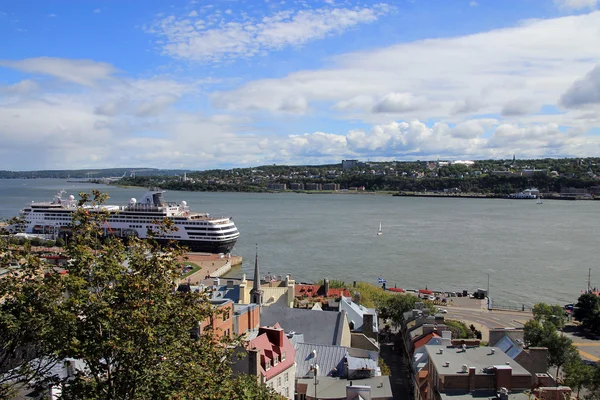 St Lawrence river and Quebec city — Stock Photo, Image