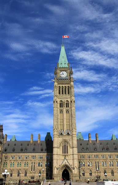 Edificio del Parlamento canadiense — Foto de Stock