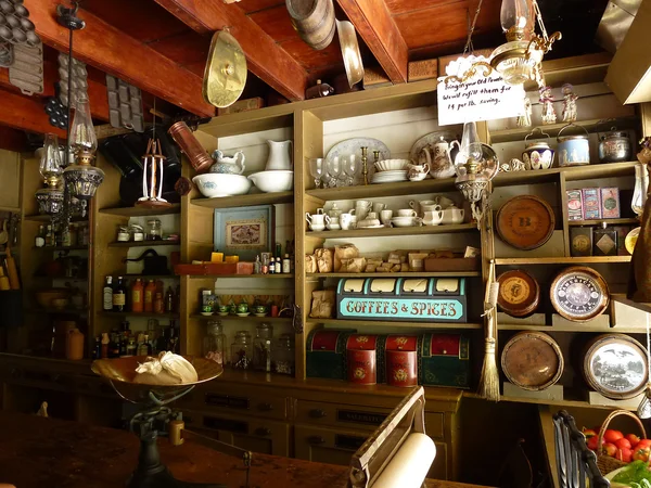 Wnętrze retro sklep — Zdjęcie stockowe