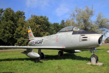 Sabre uçağı Trenton Hava Müzesi, Kanada, 16 Ağustos 2021
