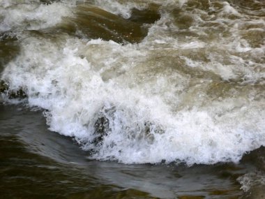 Doğal bir arkaplan olarak dalgalar