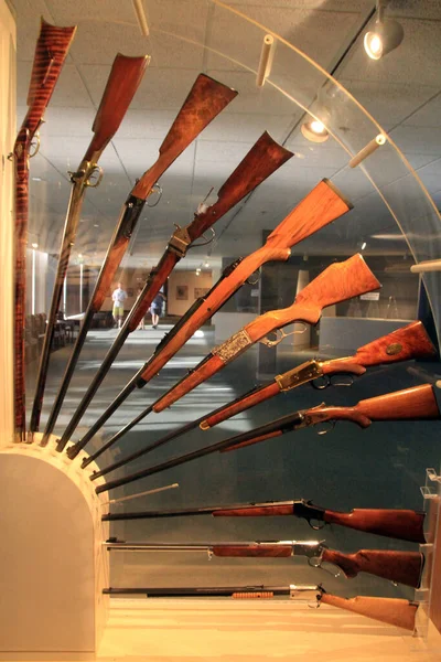 Exposición Armas Fuego Museo Cody Wyoming — Foto de Stock