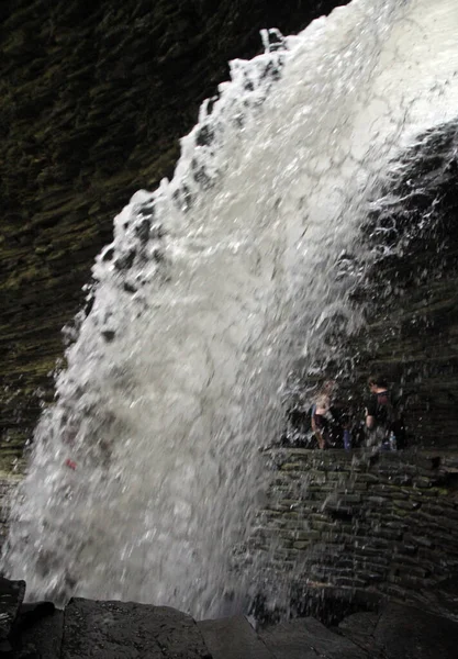 Watkins Glen Waterfall New York Állam Usa — Stock Fotó