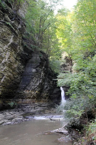 Watkins Glen Waterfall Bundesstaat New York Usa — Stockfoto