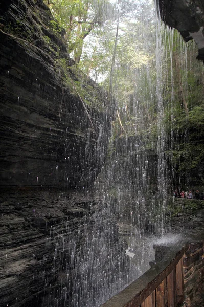 Watkins Glen Waterfall New York Állam Usa — Stock Fotó