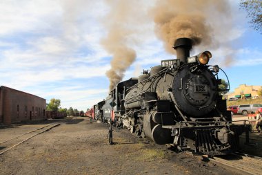 New Mexico, ABD 'de Retro lokomotif ve tren