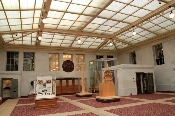美国旧金山市政厅的内部 — 图库照片