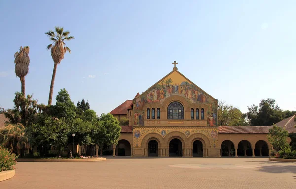 Kościół Pamięci Uniwersytetu Stanforda Usa — Zdjęcie stockowe