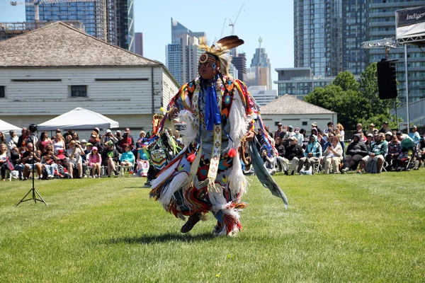 Indigenous Art Festival Fort York June 2022 Toronto Canada Stock Image