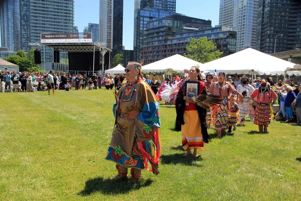 Indigenous Art Festival Fort York June 2022 Toronto Canada — Stock Photo, Image