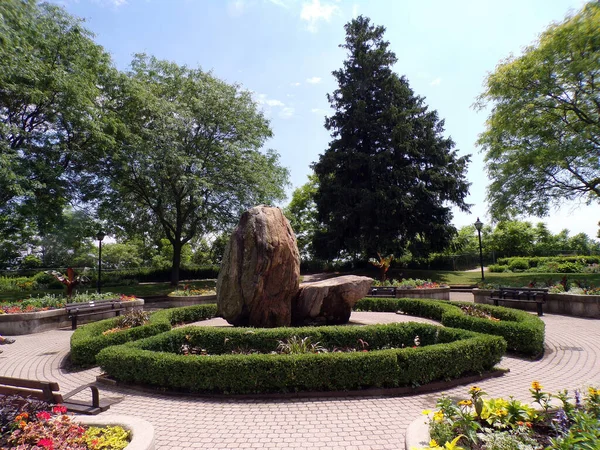 Summer Landscape Regular Park — Stock Photo, Image