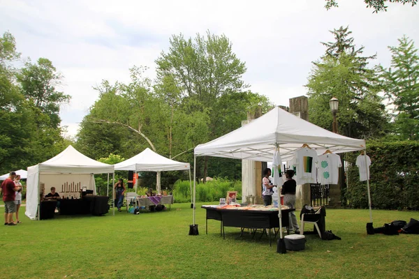 Festiwal Sztuki Parku Gildii Lipca 2022 Toronto Kanada Obrazy Stockowe bez tantiem