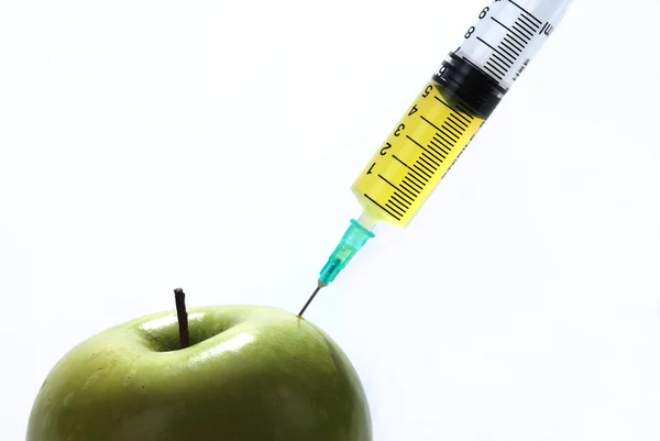 Genetically modified apple — Stock Photo, Image