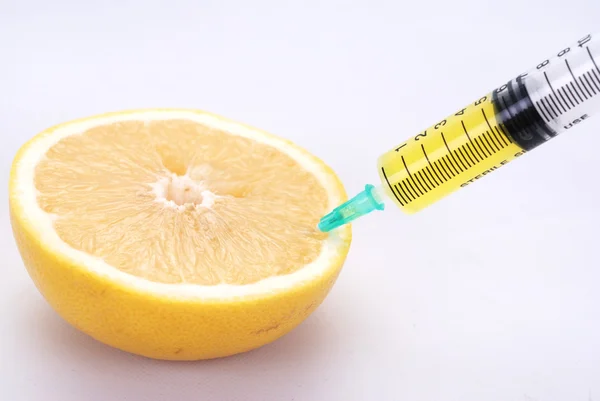유전자 변형된 과일 스톡 이미지