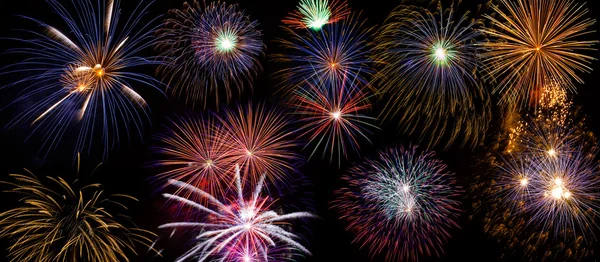 Fireworks Background — Stock Photo, Image