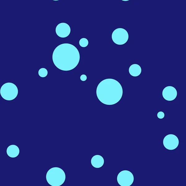 Patrón Sin Costura Abstracto Con Diferentes Bolas Color Turquesa Azul — Foto de Stock