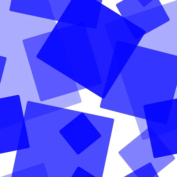 Абстрактный Узор Случайным Образом Выстроенных Перекрывающихся Прозрачных Прямоугольников Квадратов Синих — стоковое фото