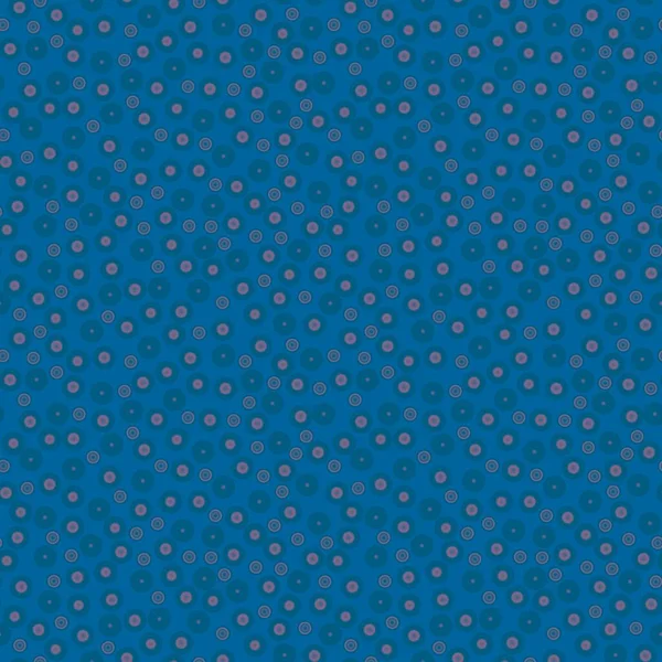 Abstrakcyjny Wzór Polki Bezszwowej Kolorowymi Kulkami Azure Ilustracja Pokrywającego Się — Zdjęcie stockowe