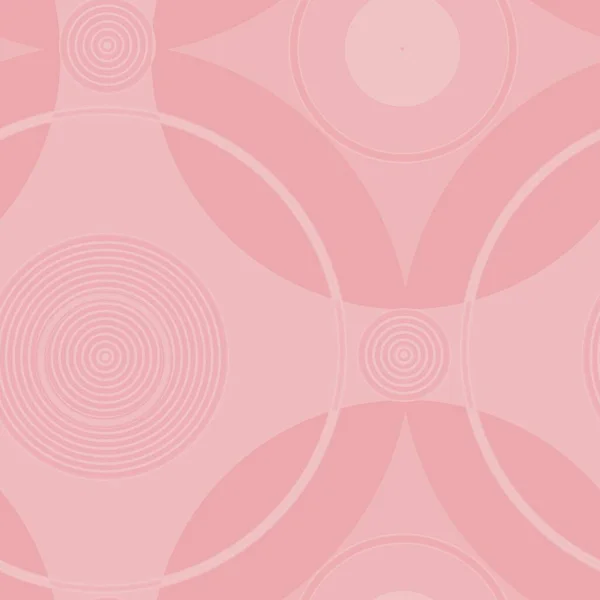 Бесшовные Геометрические Розовый Розовый Абстрактный Современный Узор Созданный Пересекающихся Circles — стоковое фото