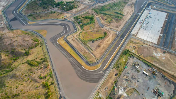 Predeterminadovista Aérea Pista Completa Del Circuito Mandalika Circuito Internacional Mandalika —  Fotos de Stock