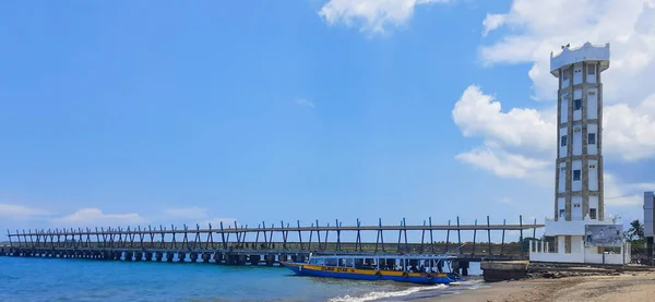 Вид Лодки Гавани Популярного Направления Островах Гили Острова Гили Индонезия — стоковое фото