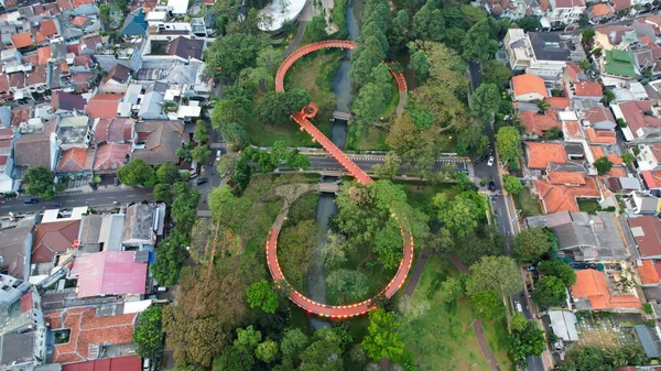 Aerial View Tebet Eco Garden Park Jakarta Jakarta Indonesia September — Fotografia de Stock