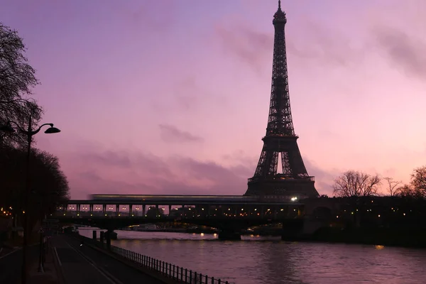 París Francia Diciembre 2021 Famoso Monumento Histórico Vista Del Puente — Foto de Stock