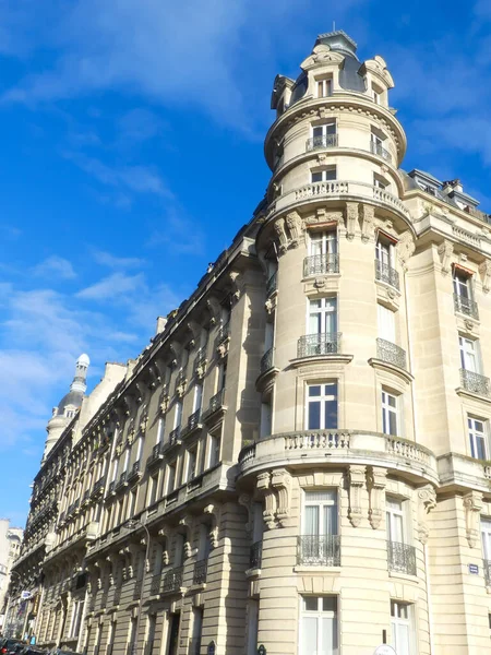 Paris France January 2022 19Th Century Haussmannian Residential Building Typical — Stok fotoğraf